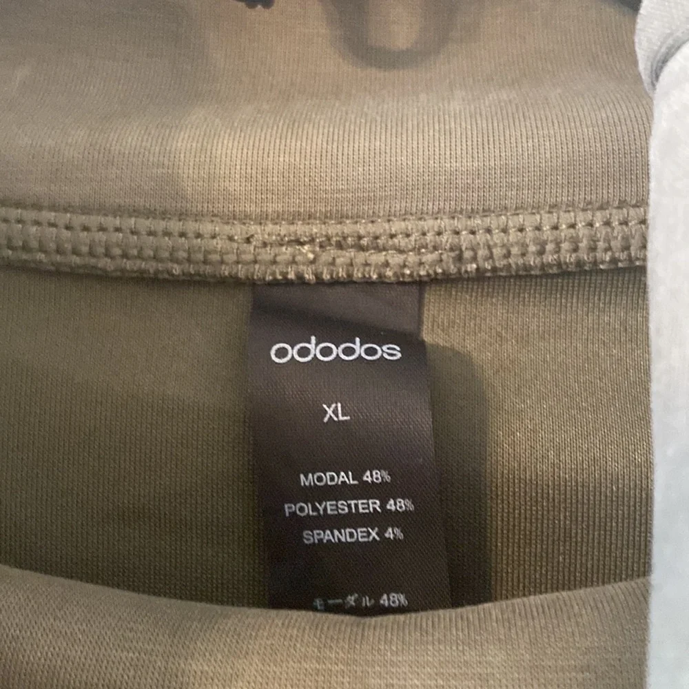 ADODOS WOMENS Turtle neck shirt size XL brand new color sage green length 27” - Picture 4 of 12